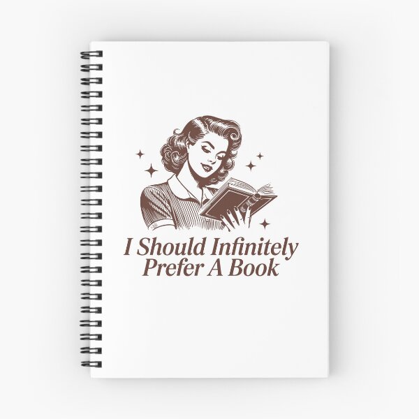 Item preview, I Should Infinitely Prefer A Book - Reading Humor designed and sold by gunaone-design.