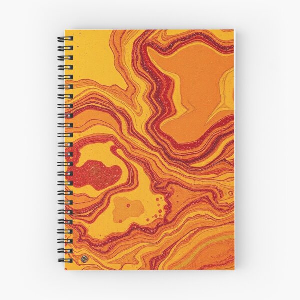 Item preview, Orange Yellow Fire Marble Swirl designed and sold by IntelliMindDesigns.