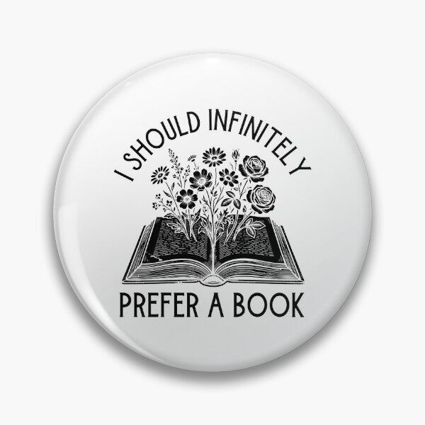 Item preview, I Should Infinitely Prefer A Book - Reading Quote designed and sold by gunaone-design.