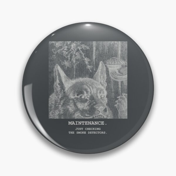 Item preview, Maintenance. Just checking the smoke detectors — Vintage Wolf Tee designed and sold by Core-E.
