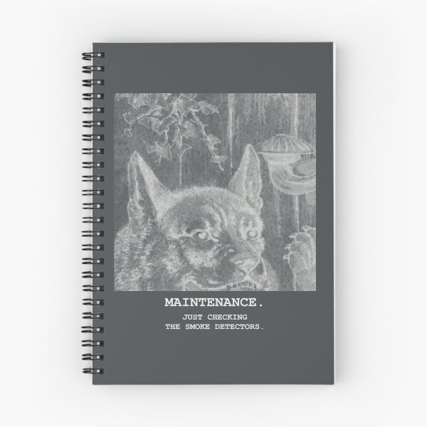 Item preview, Maintenance. Just checking the smoke detectors — Vintage Wolf Tee designed and sold by Core-E.