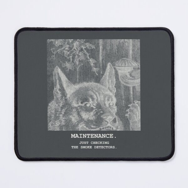 Item preview, Maintenance. Just checking the smoke detectors — Vintage Wolf Tee designed and sold by Core-E.