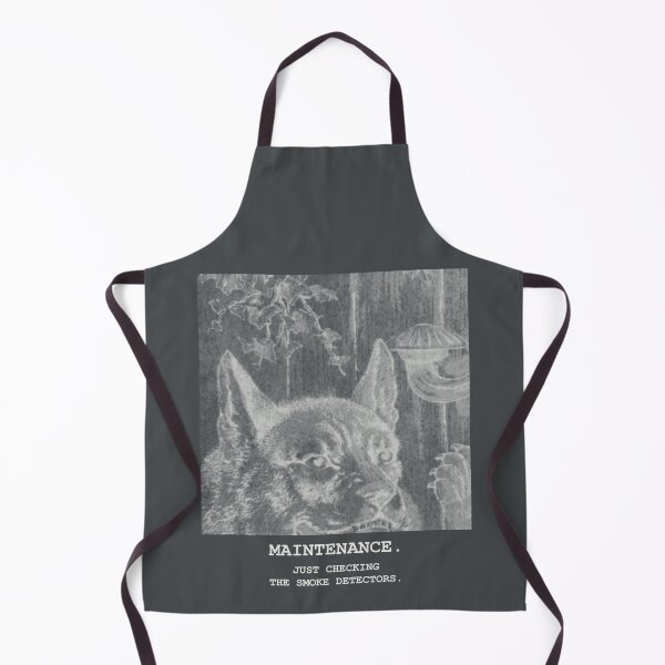 Item preview, Maintenance. Just checking the smoke detectors — Vintage Wolf Tee designed and sold by Core-E.