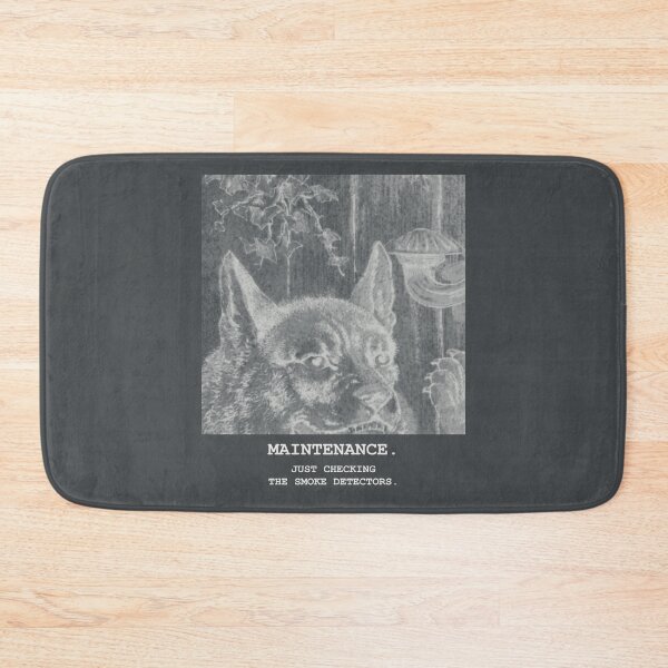 Item preview, Maintenance. Just checking the smoke detectors — Vintage Wolf Tee designed and sold by Core-E.