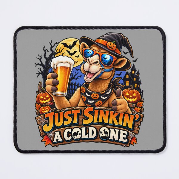 Item preview, Just Sinkin' A Cold One – Camel & Quirk Halloween Shirt - Fun Halloween Gift for Camel Lovers designed and sold by Camel & Quirk.