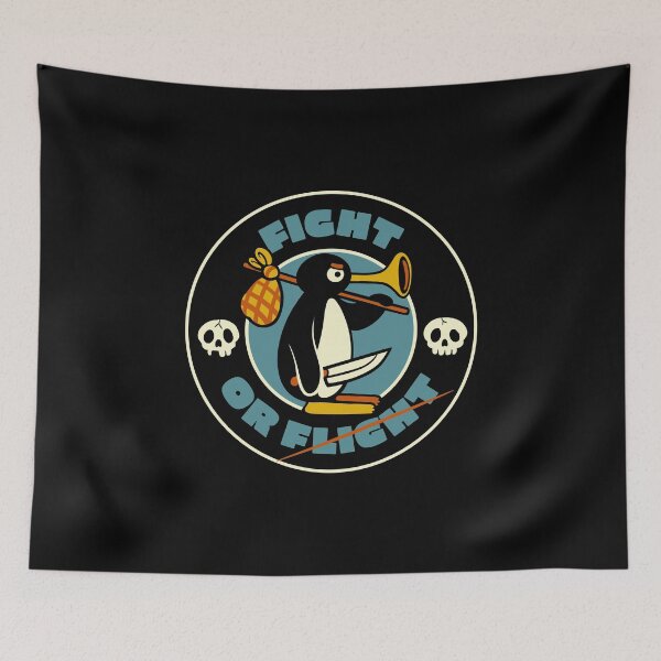 Item preview, Fight or Flight Penguin designed and sold by Tobe Fonseca®.