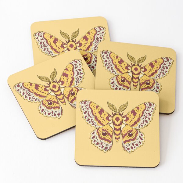 Item preview, Laced imperial moth designed and sold by etherElric.