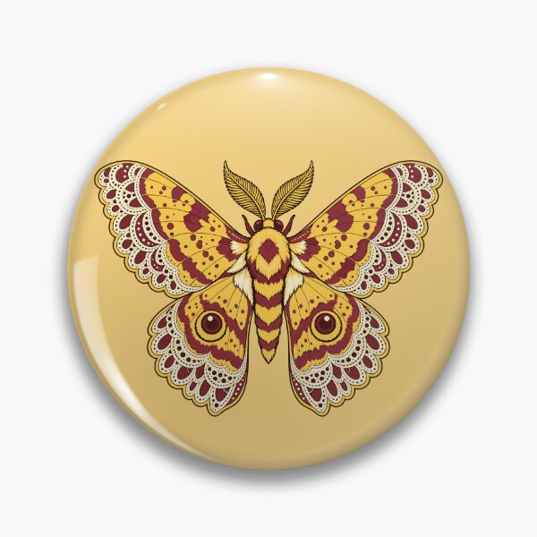 Item preview, Laced imperial moth designed and sold by etherElric.