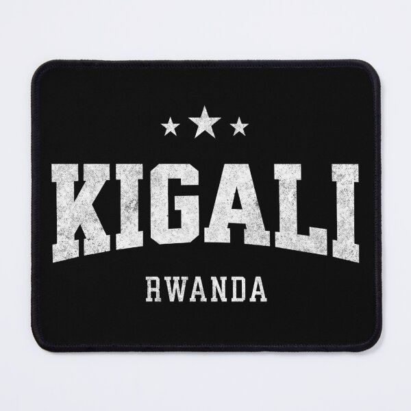 Item preview, Kigali Rwanda Vintage Varsity Distressed Retro College Travel Design designed and sold by NiceTeeClub.