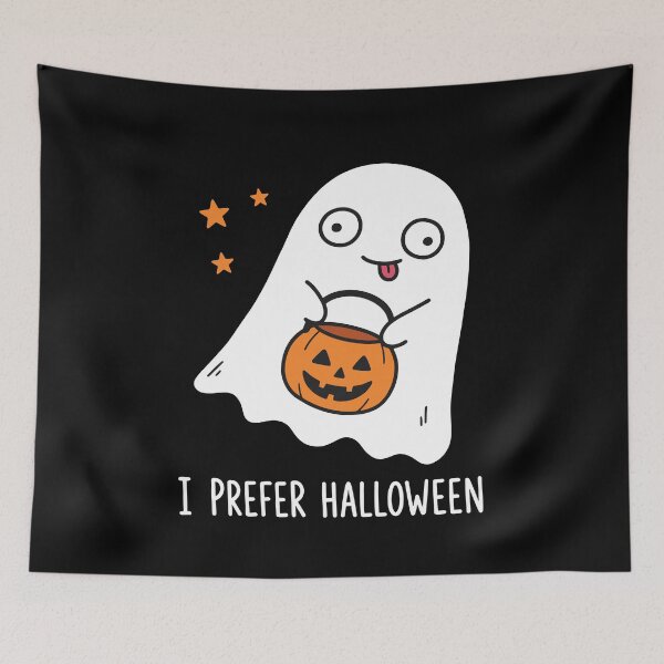 Item preview, I Prefer Halloween Funny Spooky Boo Ghost designed and sold by gunaone-design.