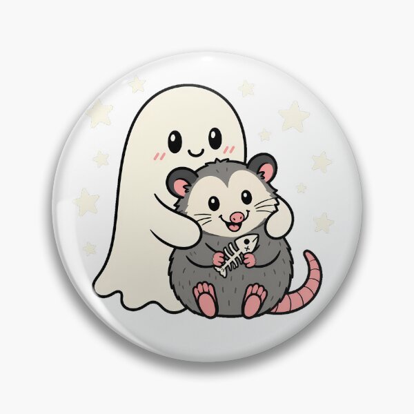 Item preview, Spooky Opossum Ghost Hug Pastel Goth Autumn Friend designed and sold by chattsuede.