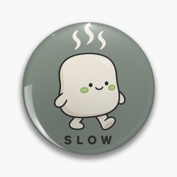 Item preview, Taking It Slow Cute Minimalist Self Care Blob designed and sold by QCena.
