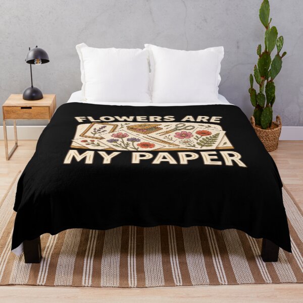 Artikelvorschau, Blumen sind mein Papier entworfen und verkauft von Daily Mood Tees.