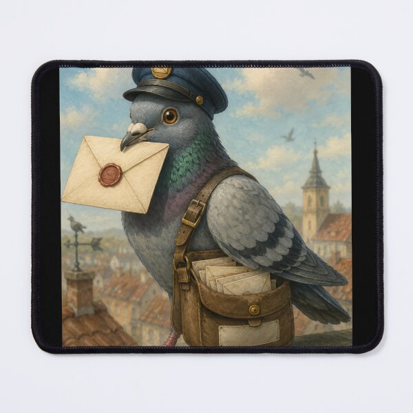 Item preview, Vintage Pigeon Adventurer Portrait designed and sold by ArcaneVisionArt.