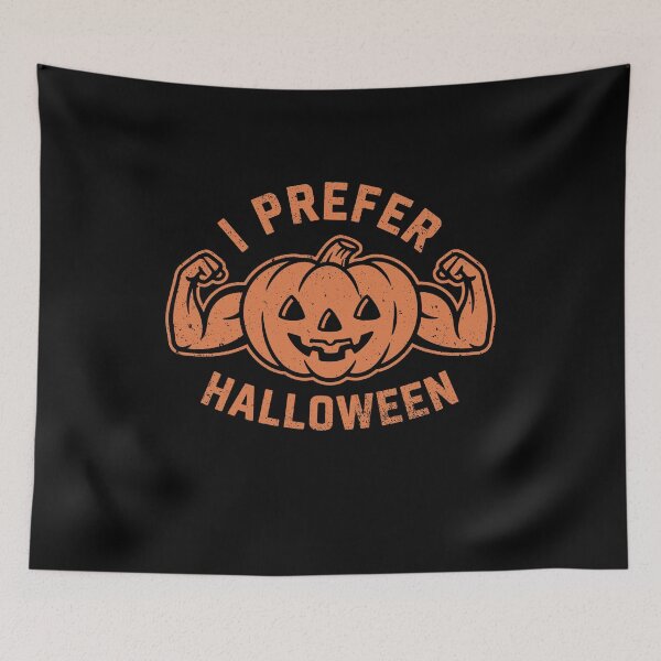 Item preview, I Prefer Halloween Funny Jacked Pumpkin designed and sold by gunaone-design.