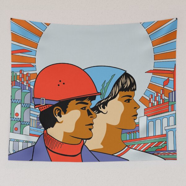 Item preview, Vintage Soviet Poster designed and sold by G-Design.