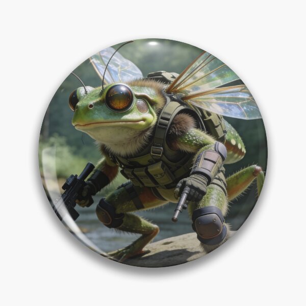 Item preview, The Mutant Frogfly Print designed and sold by Lichentroupe63.
