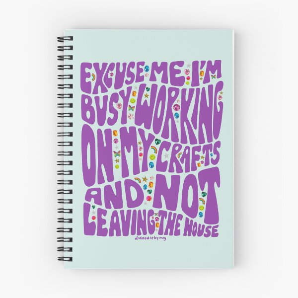 Item preview, Busy Working On My Crafts designed and sold by doodlebymeg.