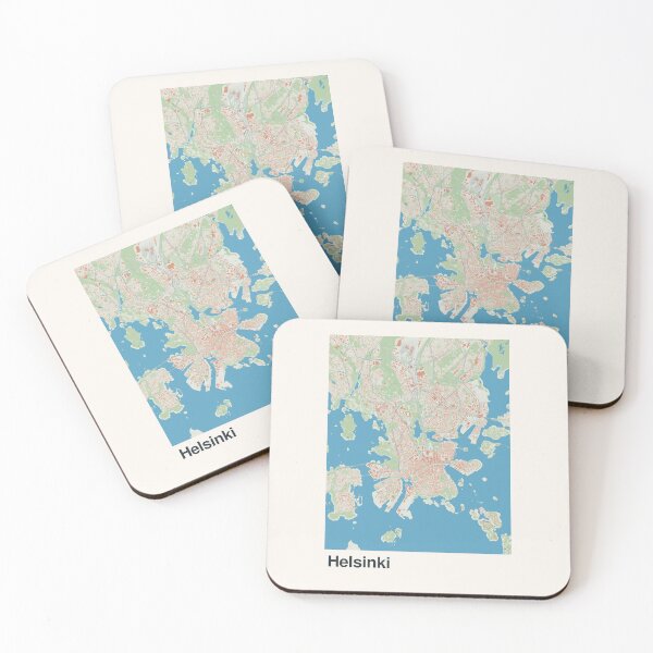 Item preview, Helsinki Minimalistic Map Art designed and sold by MapsNerd.