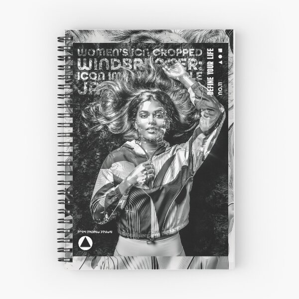 Item preview, The Women's ICN Cropped Windbreaker Print (No.11) Cover Art designed and sold by Form Finding Design.
