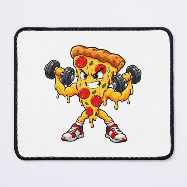 Item preview, Funny Pizza Workout Gym Design designed and sold by WeirdStation.