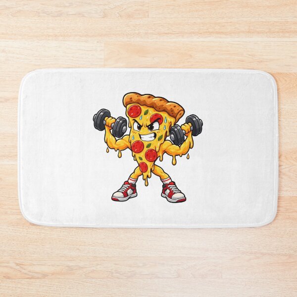 Item preview, Funny Pizza Workout Gym Design designed and sold by WeirdStation.