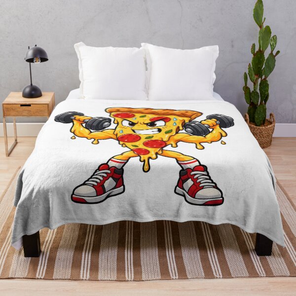Item preview, Funny Pizza Workout Gym Design designed and sold by WeirdStation.