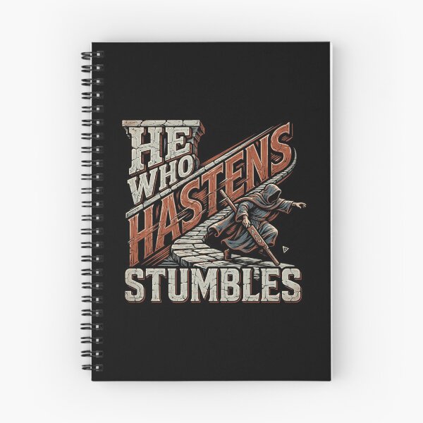 Item preview, He Who Hastens Stumbles, Wisdom Quote, Patience Saying, Ancient Wisdom, Inspirational Quote, Life Lesson, Slow Down Quote, Thoughtful Living, Motivational Wisdom designed and sold by Typologystudios.