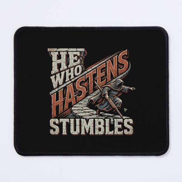 Item preview, He Who Hastens Stumbles, Wisdom Quote, Patience Saying, Ancient Wisdom, Inspirational Quote, Life Lesson, Slow Down Quote, Thoughtful Living, Motivational Wisdom designed and sold by Typologystudios.