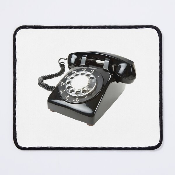 Item preview, Vintage Black Rotary Phone Retro Telephone Aesthetic Mid Century Decor Old School Communication Dial Design | ⭐⭐⭐⭐⭐ designed and sold by SpicyLife.