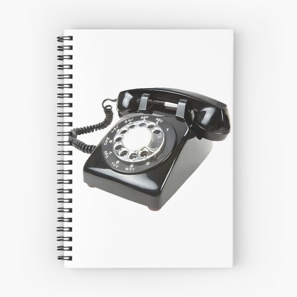 Item preview, Vintage Black Rotary Phone Retro Telephone Aesthetic Mid Century Decor Old School Communication Dial Design | ⭐⭐⭐⭐⭐ designed and sold by SpicyLife.