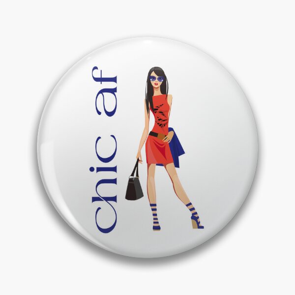 Item preview, Chic AF (on White) designed and sold by PawsitiveMum3.