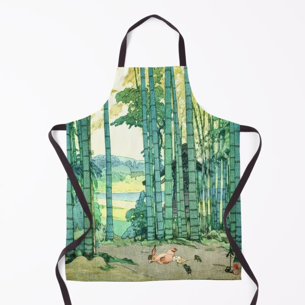 Item preview, Bamboo Grove by Yoshida Hiroshi : Serene Animal Scene Japanese Poster designed and sold by artofuniverse.