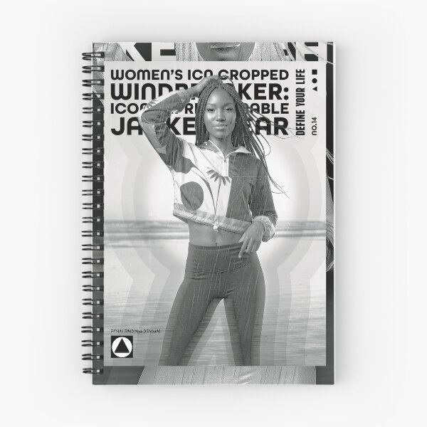 Item preview, The Women's ICN Cropped Windbreaker Print (No.14) Cover Art designed and sold by Form Finding Design.