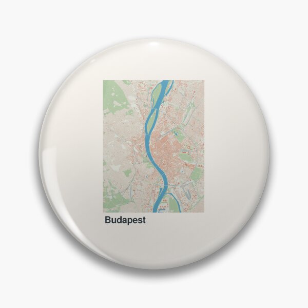 Item preview, Budapest Minimalistic Map Art designed and sold by MapsNerd.