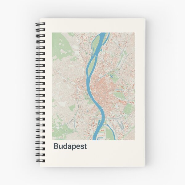 Item preview, Budapest Minimalistic Map Art designed and sold by MapsNerd.