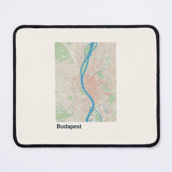 Item preview, Budapest Minimalistic Map Art designed and sold by MapsNerd.