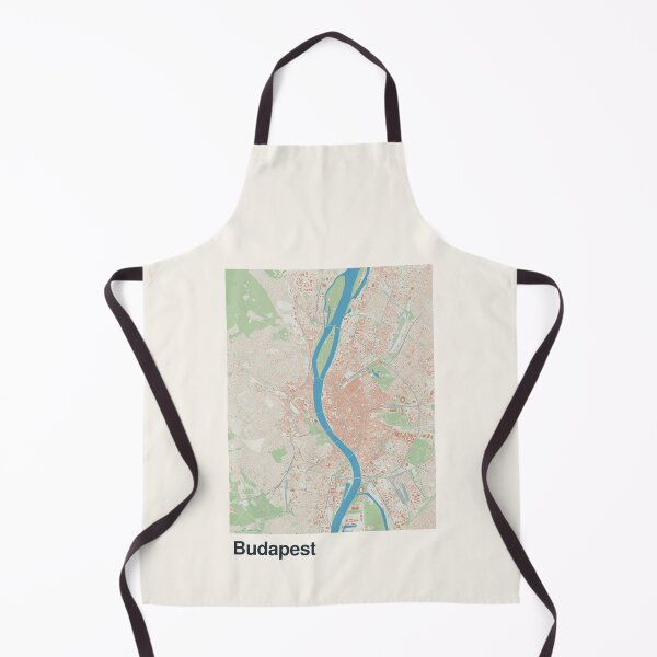 Item preview, Budapest Minimalistic Map Art designed and sold by MapsNerd.