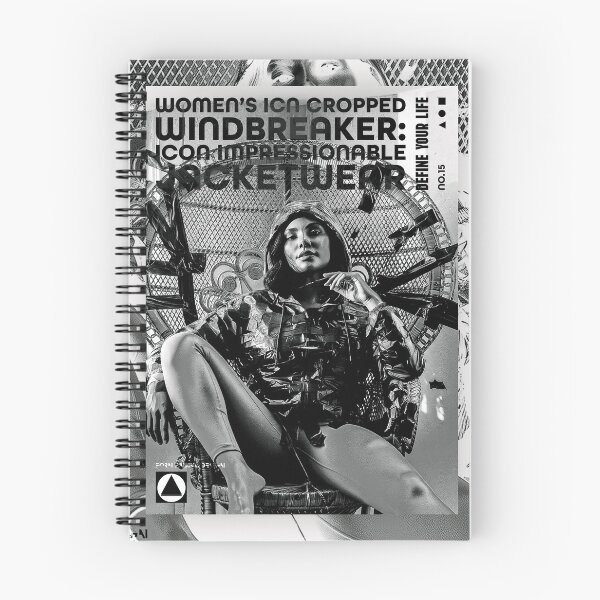 Item preview, The Women's ICN Cropped Windbreaker Print (No.15) Cover Art designed and sold by Form Finding Design.