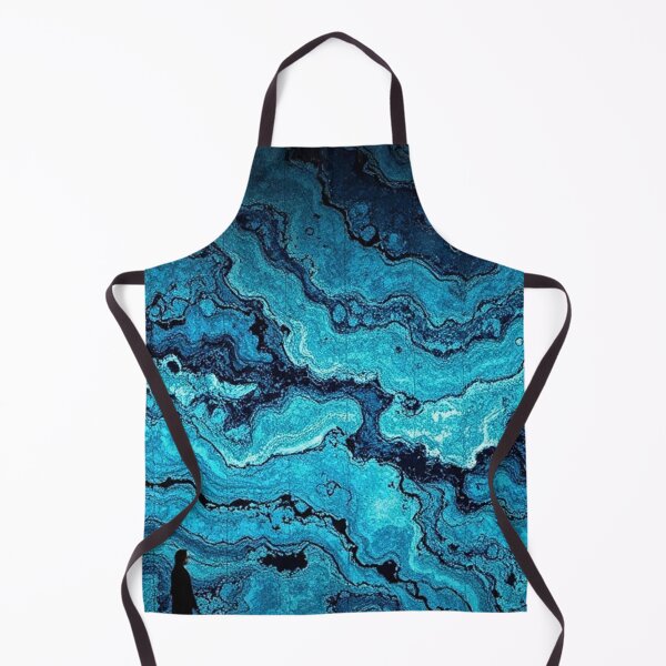 Item preview, Blue White Agate Marble Pattern designed and sold by IntelliMindDesigns.