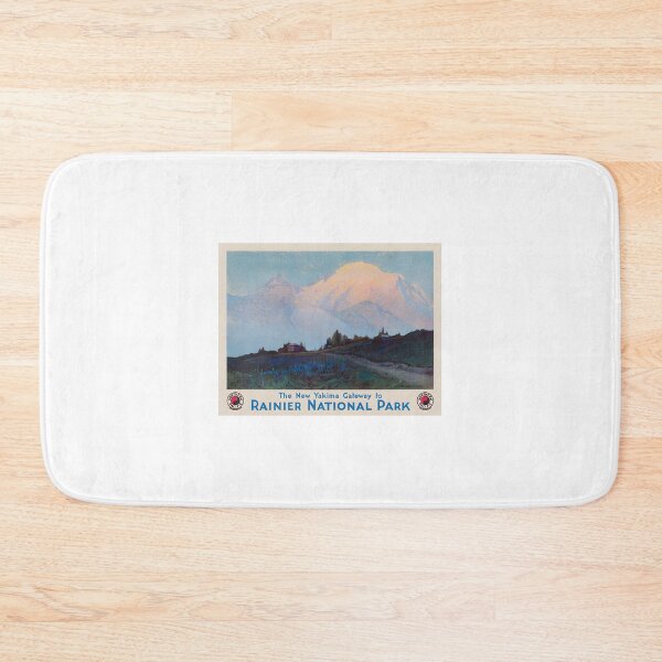 Item preview, Vintage Yakima Gateway To Rainier National Park Poster Art | Best Buy designed and sold by SpicyLife.