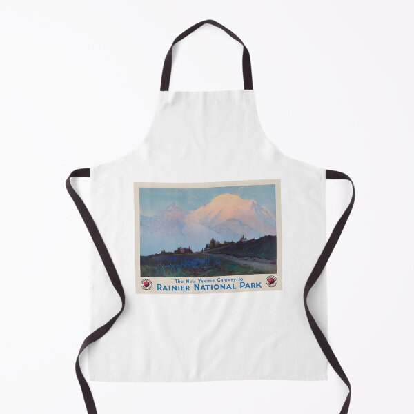 Item preview, Vintage Yakima Gateway To Rainier National Park Poster Art | Best Buy designed and sold by SpicyLife.