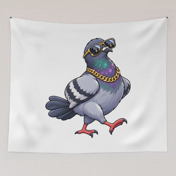 Item preview, Cool Pigeon Street Style Design designed and sold by WeirdStation.