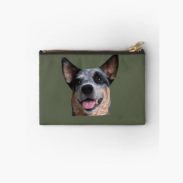 Item preview, Australian Cattle Dog Geometric Design – Headshot Illustration designed and sold by Wheel and Woof.