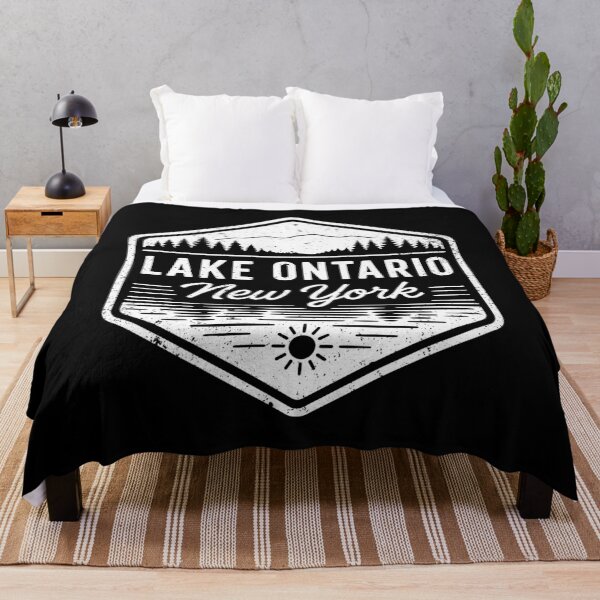Item preview, Lake Ontario NY Vintage Mountain and Lake Badge designed and sold by gunaone-design.