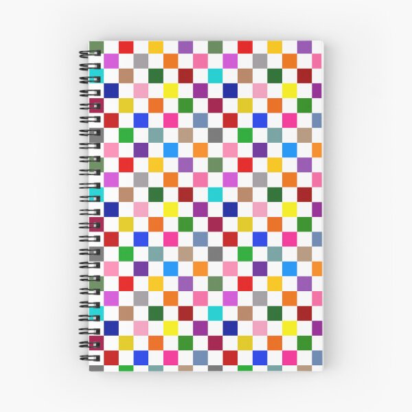 Item preview, Colorful Checkered Check Design White  designed and sold by PatternTitan.