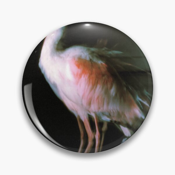 Item preview, Ethereal White Ibis Standing Beside Peony designed and sold by TerrellynKinneu.