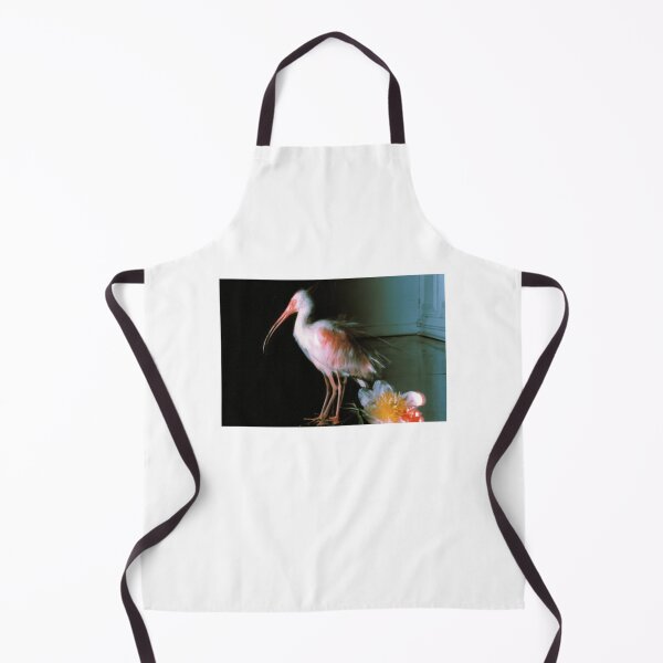 Item preview, Ethereal White Ibis Standing Beside Peony designed and sold by TerrellynKinneu.