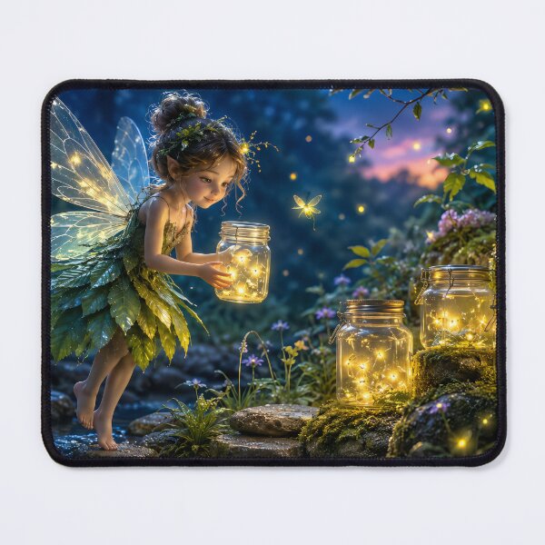 Item preview, Magical Fairy in Enchanted Forest designed and sold by ArcaneVisionArt.