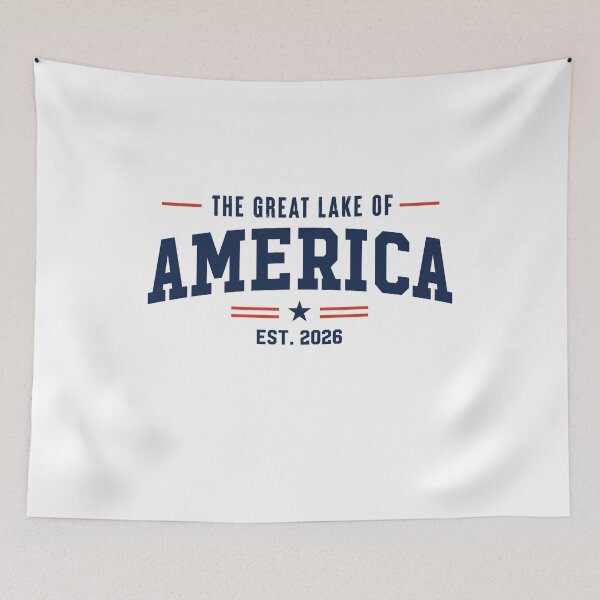 Item preview, The Great Lake of America - Funny Trump Quote designed and sold by gunaone-design.